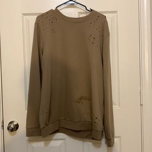 Forever 21 Men army green sweatshirt. Size XL